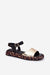 Ukrainian Vibe Narivelle Leather Sandals with Patterned Platform Narivelle Leather Sandals with Patterned Platform
