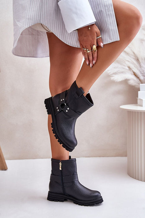 Ukrainian Vibe Nevarelle Leather Platform Heel Boots Nevarelle Leather Platform Heel Boots