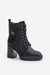 Ukrainian Vibe Noctera Luxe Zip-Up Heeled Boots Noctera Luxe Zip-Up Heeled Boots