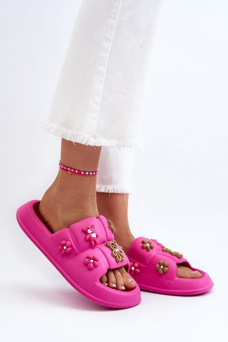 Ukrainian Vibe Pink / 6 Valessa Foam Platform Summer Slides Valessa Foam Platform Summer Slides