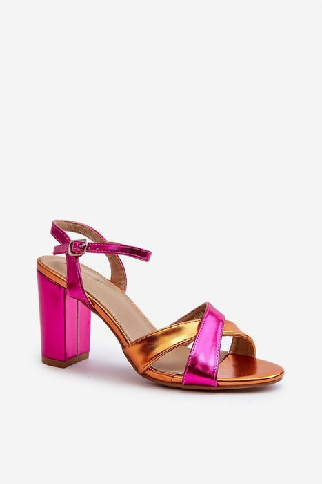 Ukrainian Vibe Rivella Cross-Strap Heeled Sandals Rivella Cross-Strap Heeled Sandals