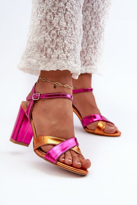 Ukrainian Vibe Rivella Cross-Strap Heeled Sandals Rivella Cross-Strap Heeled Sandals