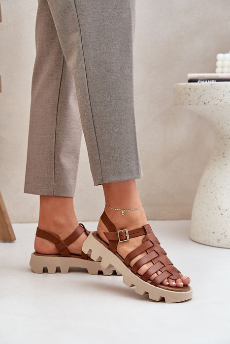 Ukrainian Vibe Rovenne Studded Platform Leather Sandals Rovenne Studded Platform Leather Sandals