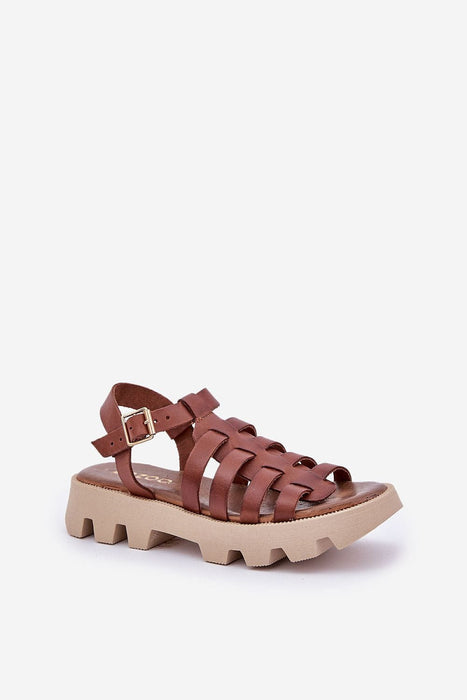Ukrainian Vibe Rovenne Studded Platform Leather Sandals Rovenne Studded Platform Leather Sandals