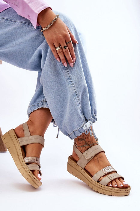 Ukrainian Vibe Sivetta Cushioned Platform Sandals Sivetta Cushioned Platform Sandals