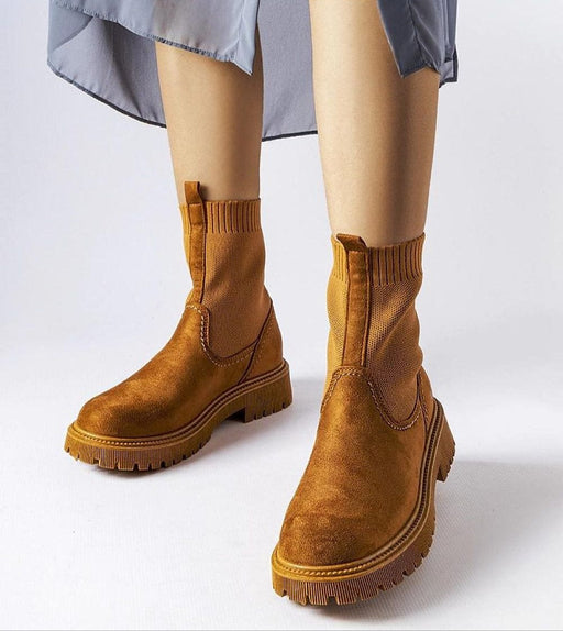 Ukrainian Vibe Solmare Eco-Suede Slip-On Boots Solmare Eco-Suede Slip-On Boots