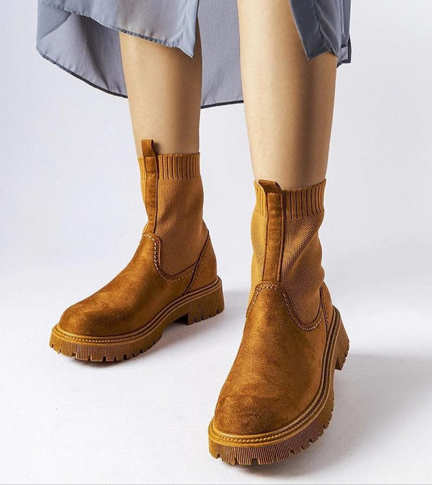 Ukrainian Vibe Solmare Eco-Suede Slip-On Boots Solmare Eco-Suede Slip-On Boots