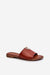 Ukrainian Vibe Talvera Flat Slides with Gold Detail Talvera Flat Slides with Gold Detail