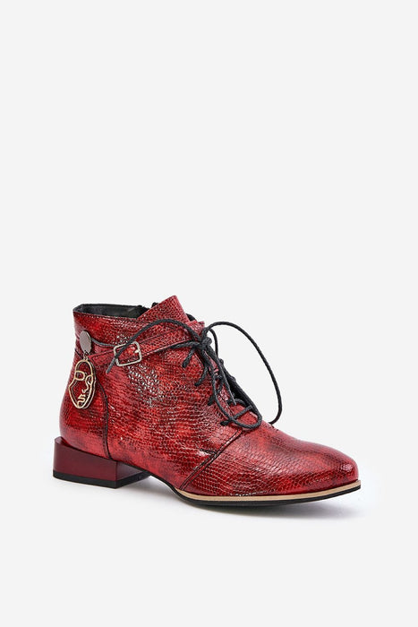Ukrainian Vibe Tessara Leather Lace-Up Boots Tessara Leather Lace-Up Boots