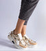 Ukrainian Vibe Thalvyn Crystal-Tied Brown Sneakers Thalvyn Crystal-Tied Brown Sneakers