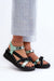 Ukrainian Vibe Turquoise / 5.5 Aurelline Strap Bow Wedge Sandals Aurelline Strap Bow Wedge Sandals