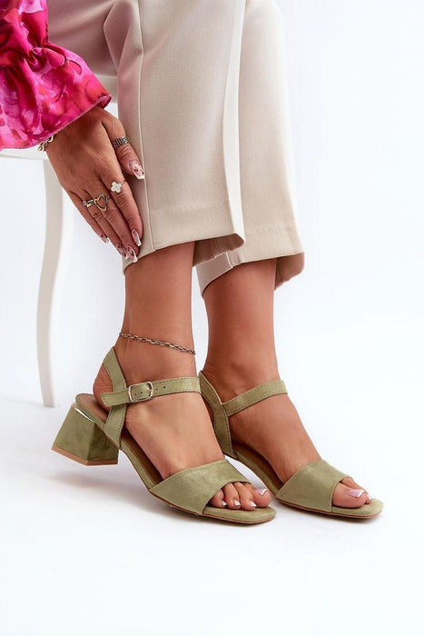 Ukrainian Vibe Valenta Suede Block-Heel Sandals Valenta Suede Block-Heel Sandals