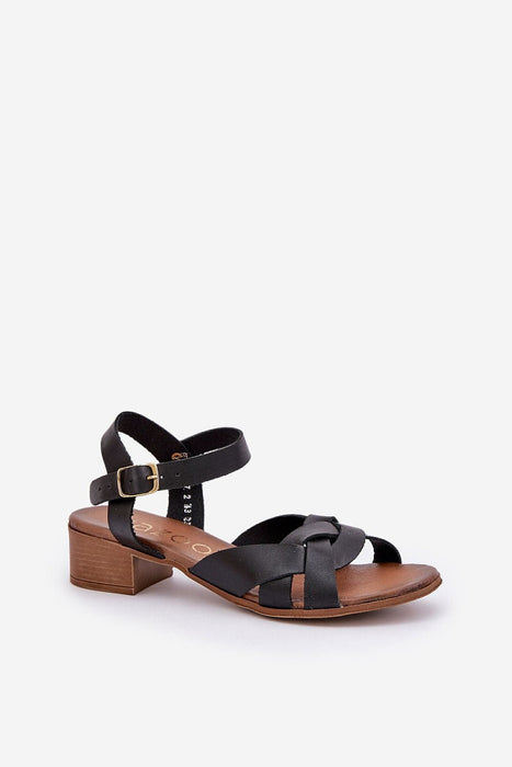 Ukrainian Vibe Valerinne Cross-Strap Leather Sandals Valerinne Cross-Strap Leather Sandals