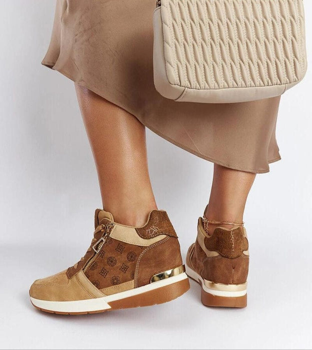 Ukrainian Vibe Valterra Brown Wedge Sneakers Valterra Brown Wedge Sneakers