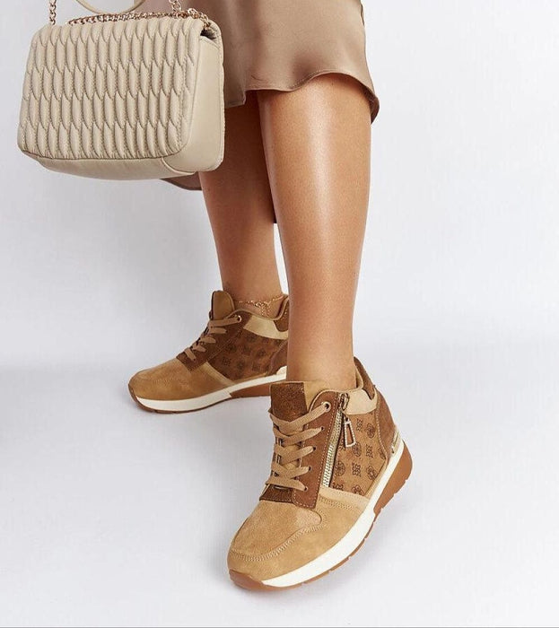 Ukrainian Vibe Valterra Brown Wedge Sneakers Valterra Brown Wedge Sneakers