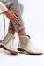 Ukrainian Vibe Velenna Openwork Leather Zip Boots Velenna Openwork Leather Zip Boots