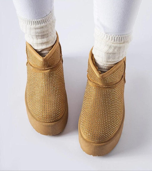 Ukrainian Vibe Velizia Platform Snow Boots with Zircons Velizia Platform Snow Boots with Zircons