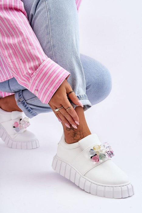 Ukrainian Vibe Verelune Crystal Platform Slip-Ons Verelune Crystal Platform Slip-Ons