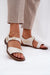 Ukrainian Vibe White / 4.5 Ziravelle Sparkle Strap Flat Sandals Ziravelle Sparkle Strap Flat Sandals