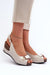 Ukrainian Vibe White / 5.5 Vesmira Lifted Comfort Wedges Vesmira Lifted Comfort Wedges