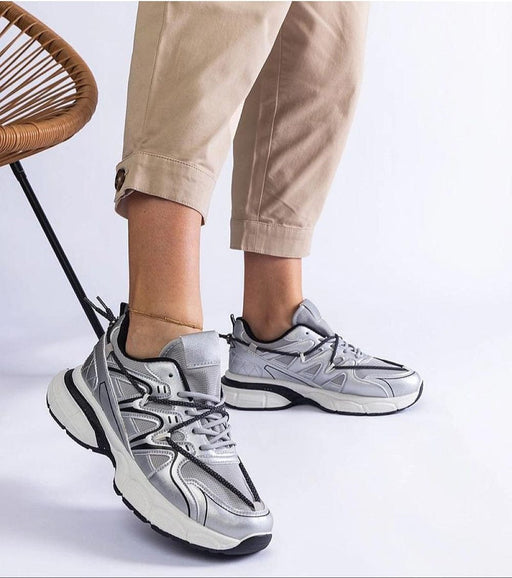 Ukrainian Vibe Yndessa Sculpted Sole Lace Sneakers Yndessa Sculpted Sole Lace Sneakers