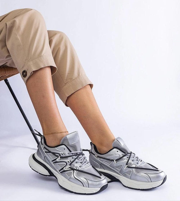 Ukrainian Vibe Yndessa Sculpted Sole Lace Sneakers Yndessa Sculpted Sole Lace Sneakers