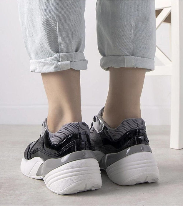 Ukrainian Vibe Zelphira Metallic Contrast Platform Sneakers Zelphira Metallic Contrast Platform Sneakers