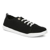 VIONIC SHOES 5 / Black / Medium BEACH PISMO CASUAL SNEAKER: CANVAS 192329457761 BEACH PISMO CASUAL SNEAKER: CANVAS / Cream