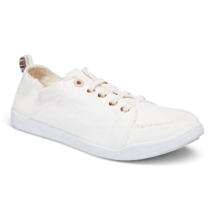 VIONIC SHOES 5 / Cream / Medium BEACH PISMO CASUAL SNEAKER: CANVAS 192329333362 BEACH PISMO CASUAL SNEAKER: CANVAS