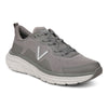 VIONIC SHOES 8.5 / Medium MEN'S WALK MAX LACE UP SNEAKER CHARCOAL 197725031416 MEN'S WALK MAX LACE UP SNEAKER CHARCOAL / Medium