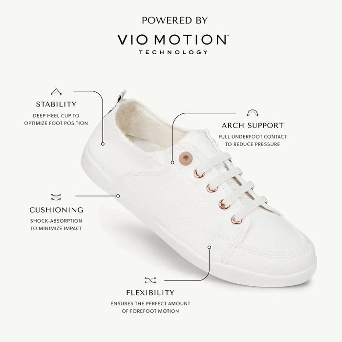 VIONIC SHOES BEACH PISMO CASUAL SNEAKER: CANVAS BEACH PISMO CASUAL SNEAKER: CANVAS