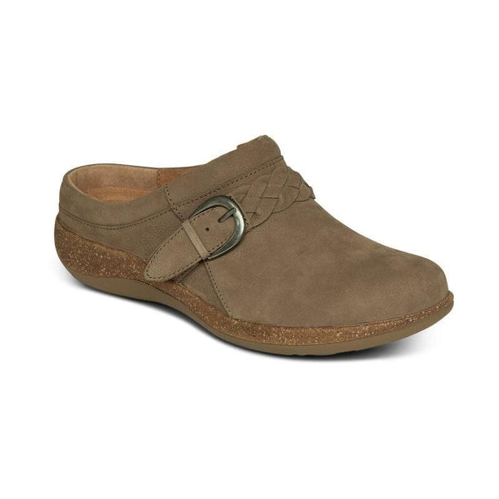 AETREX clogs EU 36 ( US 6-6.5 ) / Regular Libby Comfort Clog Taupe 045468414075 Libby Comfort Clog Taupe