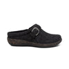 AETREX clogs Libby Comfort Clog Black Wool Libby Comfort Clog Black Wool