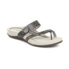 AETREX Sandals 5 - 5.5 US ( 35 EU ) / Sparkle Peweter Izzy Sparkle Adjustable Slide Sandal 045468424760 Izzy Sparkle Adjustable Slide Sandal / Sparkle Peweter