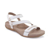 AETREX Sandals EU 35 ( US 5-5.5 ) / Medium Aetrex Gabby Adjustable Quarter Strap Sandal White 045468199040 Aetrex Gabby Adjustable Quarter Strap Sandal White