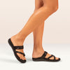 AETREX Sandals Izzy Sparkle Adjustable Slide Sandal Izzy Sparkle Adjustable Slide Sandal / Sparkle Peweter