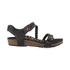 AETREX Sandals Jillian Braided Quarter Strap Black Jillian Braided Quarter Strap Black