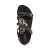 AETREX Sandals Jillian Braided Quarter Strap Black Jillian Braided Quarter Strap Black