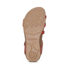 AETREX Sandals Jillian Braided Quarter Strap Sandal Red Jillian Braided Quarter Strap Sandal Red