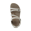 AETREX SANDALS Jillian Braided Quarter Strap White Jillian Braided Quarter Strap White