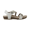 AETREX SANDALS Jillian Braided Quarter Strap White Jillian Braided Quarter Strap White