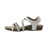 AETREX SANDALS Jillian Braided Quarter Strap White Jillian Braided Quarter Strap White