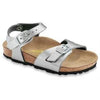 BIRKENSTOCK Back Strap 30 / Narrow Rio Kids Birko-Flor Silver 886454282939 Rio Kids Birko-Flor Silver