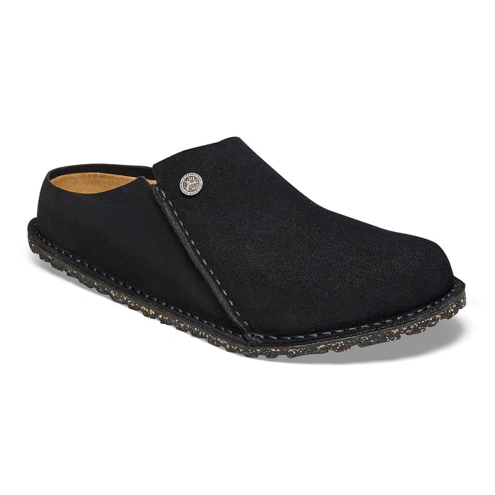 BIRKENSTOCK CLOG 36 / Narrow/Medium Zermatt Premium Suede Leather Black 887759284475 Zermatt Premium Suede Leather Black