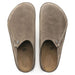 BIRKENSTOCK CLOG Birkenstock Zermatt Suede Gray Taupe Birkenstock Zermatt Suede Gray Taupe