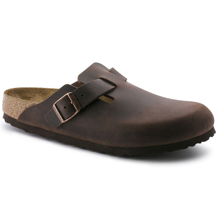 BIRKENSTOCK clogs 36 / Regular/Wide Birkenstock Boston Oiled Leather Habana Unisex 809410438126 Birkenstock Boston Oiled Leather Habana Unisex