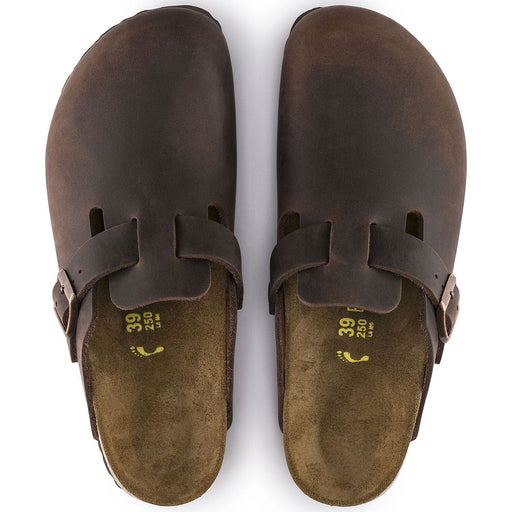 BIRKENSTOCK clogs Birkenstock Boston Oiled Leather Habana Unisex Birkenstock Boston Oiled Leather Habana Unisex