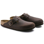 BIRKENSTOCK clogs Birkenstock Boston Oiled Leather Habana Unisex Birkenstock Boston Oiled Leather Habana Unisex