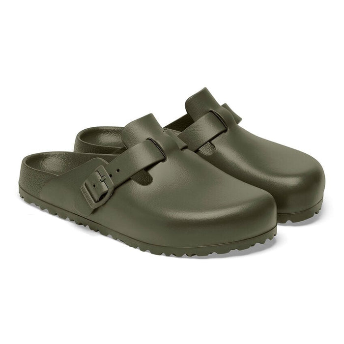 BIRKENSTOCK CLOGS Birkenstock Boston Women Essentials EVA Khaki Birkenstock Boston Women Essentials EVA Khaki