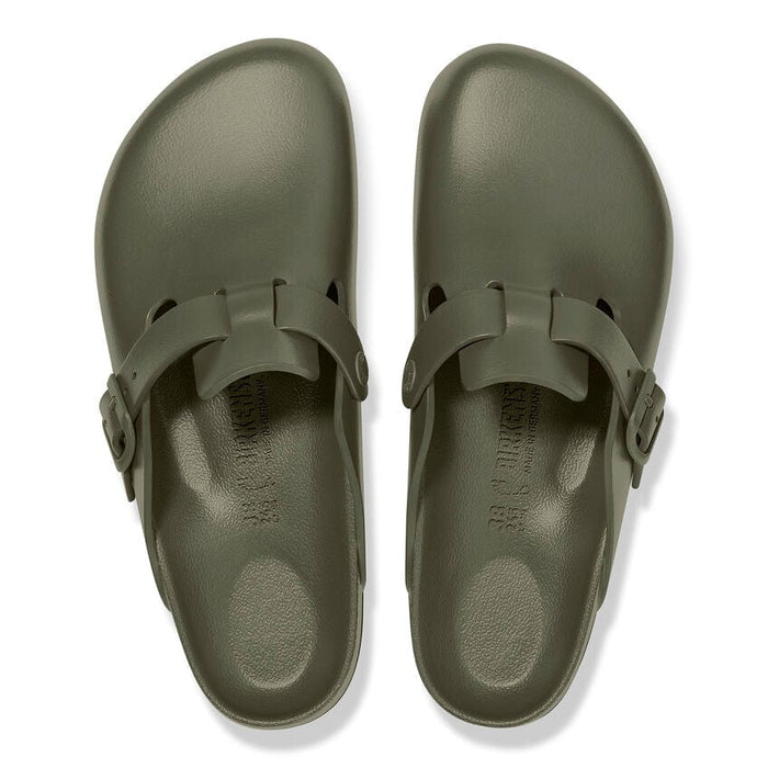 BIRKENSTOCK CLOGS Birkenstock Boston Women Essentials EVA Khaki Birkenstock Boston Women Essentials EVA Khaki